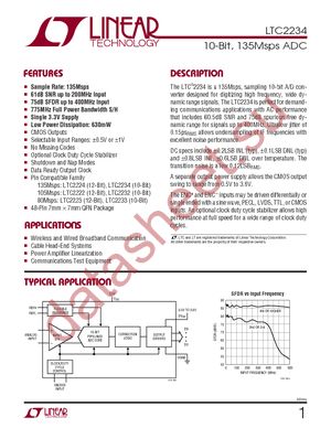 LTC2234CUK datasheet  